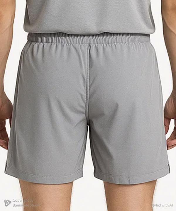 UNIPRO MEN-GOODSTOCK WOVEN SHORTS-LIGHT GREY