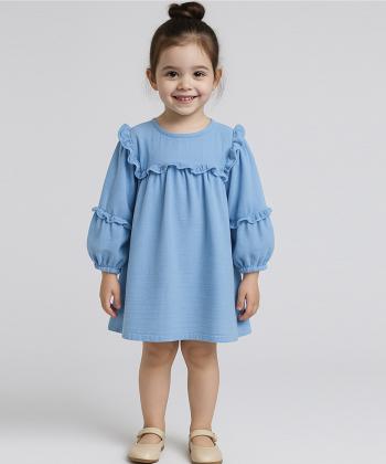 بلوز نخی دخترانه نونا مدل 11798