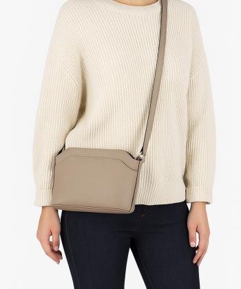 کیف دوشی زنانه چرم طبیعی نوین چرم Novin Leather مدل پرنیا