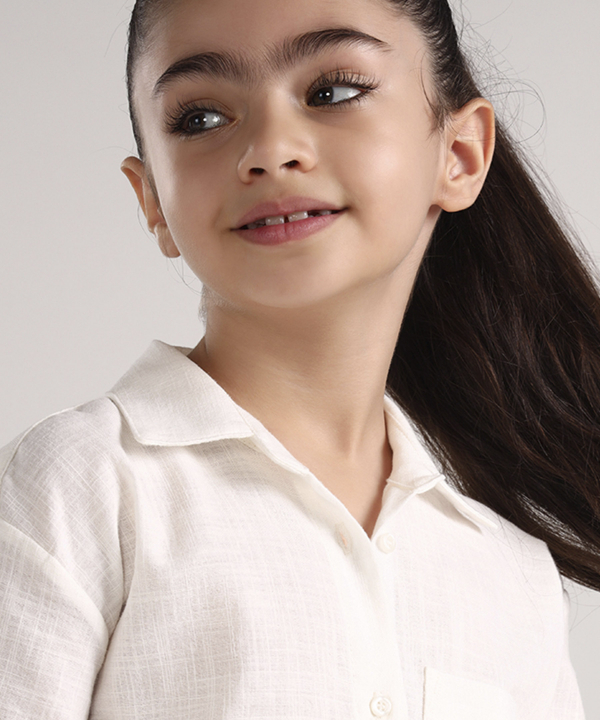 شومیز نخی دخترانه سارک مدل 1344964