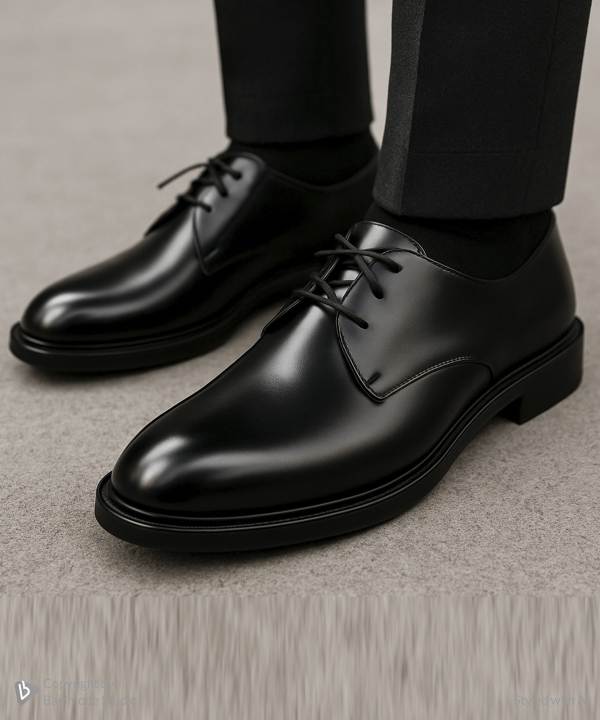 کفش رسمی چرم طبیعی مردانه چرم مشهد مدل J6329