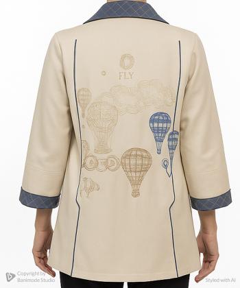 کت پارچه ای زنانه فلای فشن مدل 1101001957