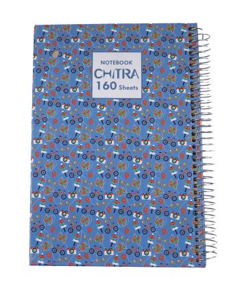 دفتر 160 برگی سیمی چیترا Chitra طرحدار