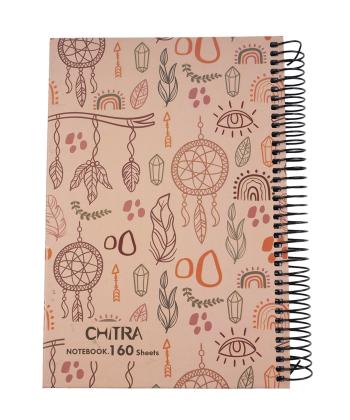 دفتر 160 برگی سیمی چیترا Chitra طرحدار