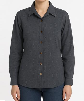 مانتو شومیزی کوتاه زنانه شندی مدل 912212