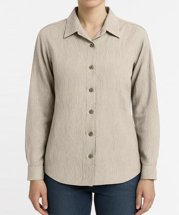 مانتو شومیزی کوتاه زنانه شندی مدل 912212