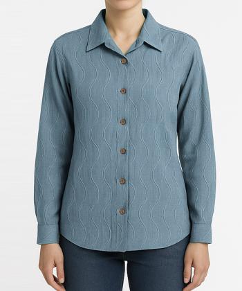 مانتو شومیزی کوتاه زنانه شندی مدل 912212