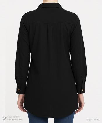 مانتو شومیزی کوتاه زنانه شندی مدل 912212-101