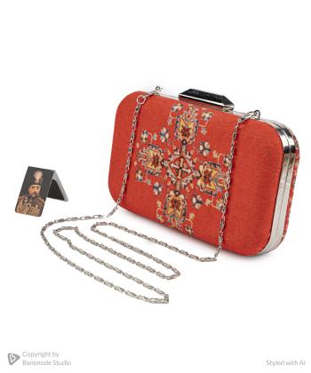 كيف دستي زنانه قلم فلزي كد cluchsilver35