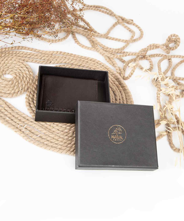 کیف پول کتابی مردانه مارال چرم Maral Leather