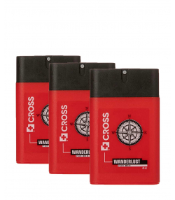 عطر جیبی مردانه کراس Cross مدل Wanderlust حجم 45 میلی لیتر بسته 3 عددی