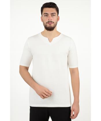 تیشرت آستین کوتاه مردانه جامه پوش آرا مدل 4011073218