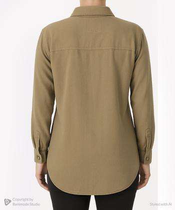 مانتو شومیزی کوتاه زنانه شندی مدل 9105