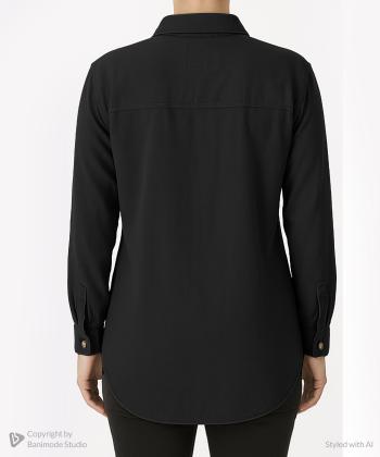 مانتو شومیزی کوتاه زنانه شندی مدل 9105