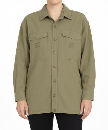 مانتو شومیزی کوتاه زنانه شندی مدل 9103