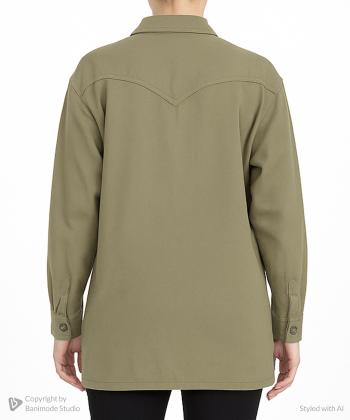 مانتو شومیزی کوتاه زنانه شندی مدل 9103