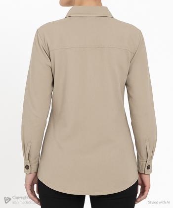 مانتو شومیزی کوتاه زنانه شندی مدل 9122