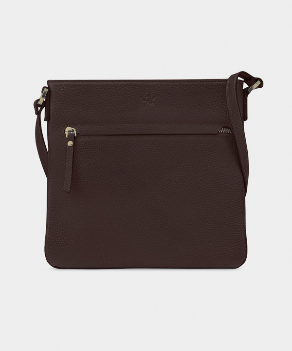 کیف دوشی زنانه چرم طبیعی نوین چرم Novin Leather مدل ساندرا