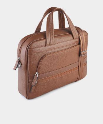 کیف اداری چرم طبیعی نوین چرم Novin Leather مدل آلنزو