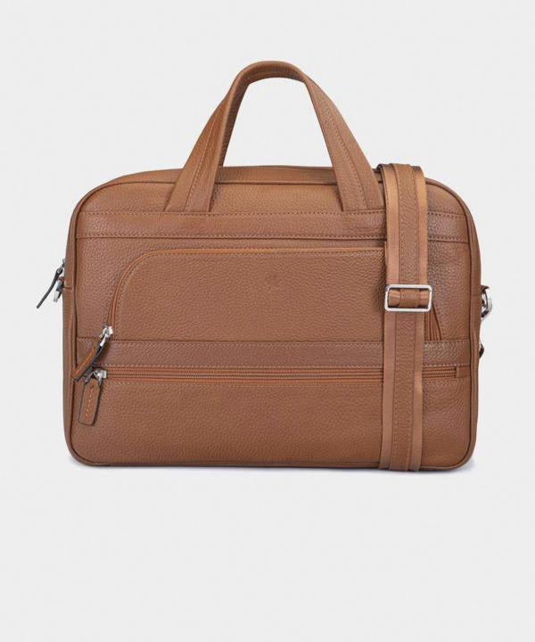 کیف اداری چرم طبیعی نوین چرم Novin Leather مدل آلنزو