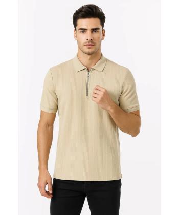 پولوشرت آستین کوتاه مردانه آروما مدل 11028041