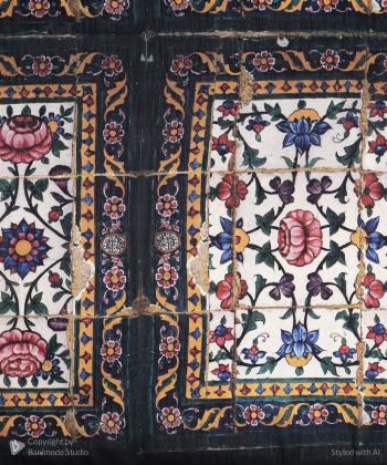 روسری زنانه قلم فلزی کد SC02140