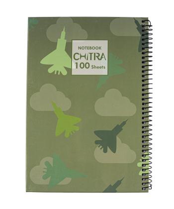دفتر 100 برگ سیمی جلد سخت چیترا طرحدار