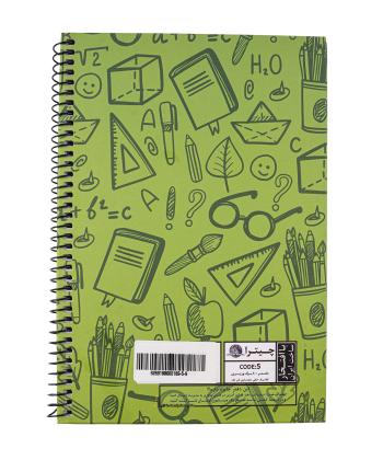 دفتر 100 برگ سیمی جلد سخت چیترا طرحدار