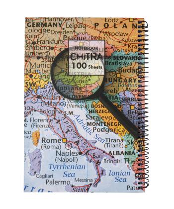 دفتر 100 برگ سیمی جلد سخت چیترا طرحدار