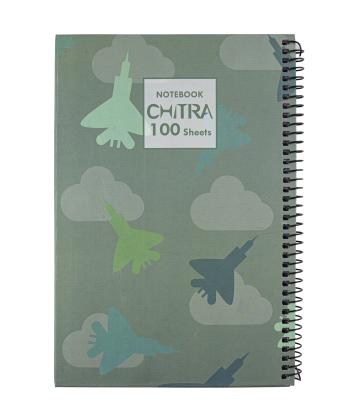 دفتر 100 برگ سیمی جلد سخت چیترا طرحدار