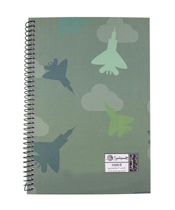 دفتر 100 برگ سیمی جلد سخت چیترا طرحدار