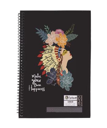 دفتر 100 برگ سیمی جلد سخت چیترا طرحدار