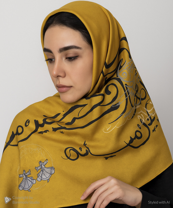 شال ابریشم زنانه طاقه چیان مدل سماع