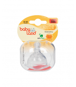 سر شیشه فندوقی دهانه عریض بی بی لند Baby Land مدل 500