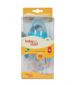 شیشه شیر پیرکس ارتودنسی بی بی لند Baby Land مدل 493 حجم 240 میلی لیتر