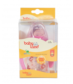 شیشه شیر پیرکس ارتودنسی بی بی لند Baby Land مدل 502 حجم 150 میلی لیتر