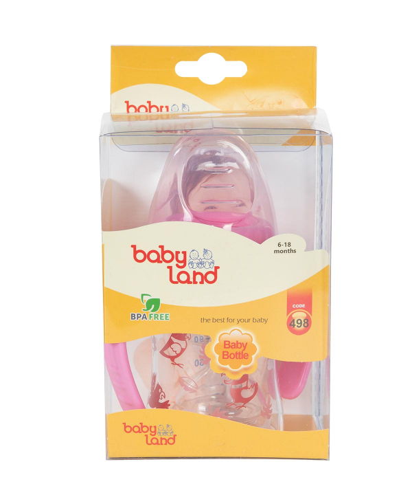 شیشه شیر پیرکس ارتودنسی بی بی لند Baby Land مدل 502 حجم 150 میلی لیتر