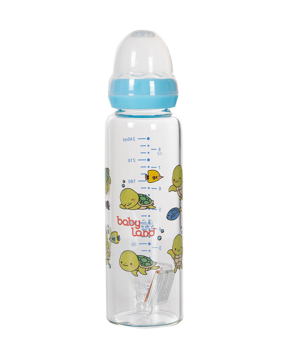شیشه شیر پیرکس فندقی بی بی لند Baby Land مدل 489 
