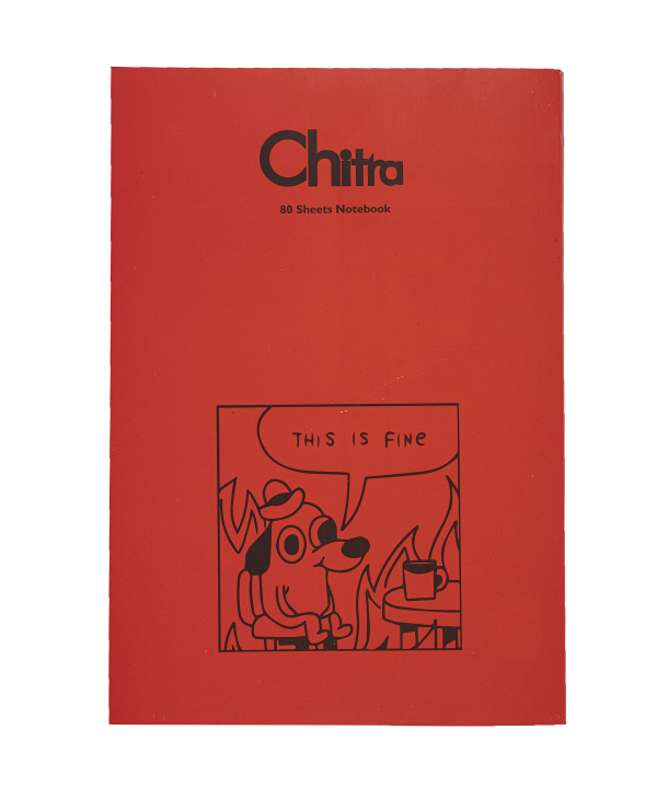 دفتر 80 برگ چیترا Chitra طرح اسکلت