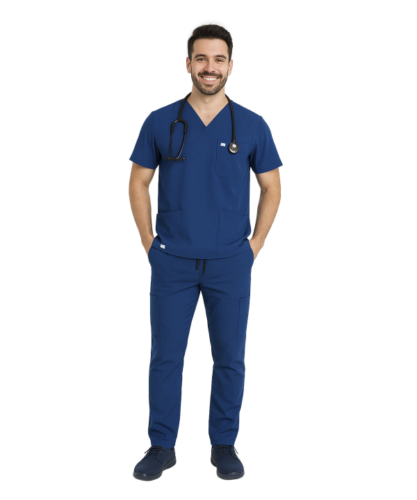 ست اسکراب تیشرت و شلوار مردانه ساچی مدل Eirix