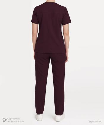 ست اسکراب تیشرت و شلوار زنانه ساچی مدل DEVIVA