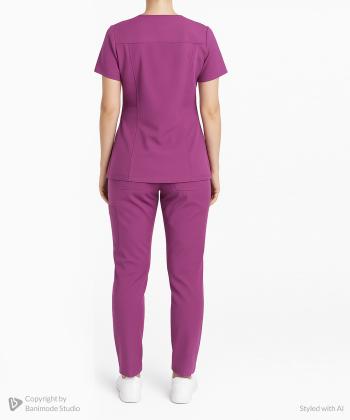 ست اسکراب تیشرت و شلوار زنانه ساچی مدل DEVIVA