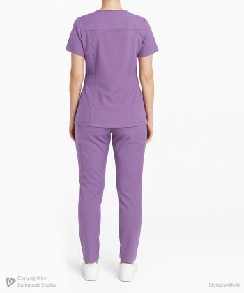 ست اسکراب تیشرت و شلوار زنانه ساچی مدل DEVIVA