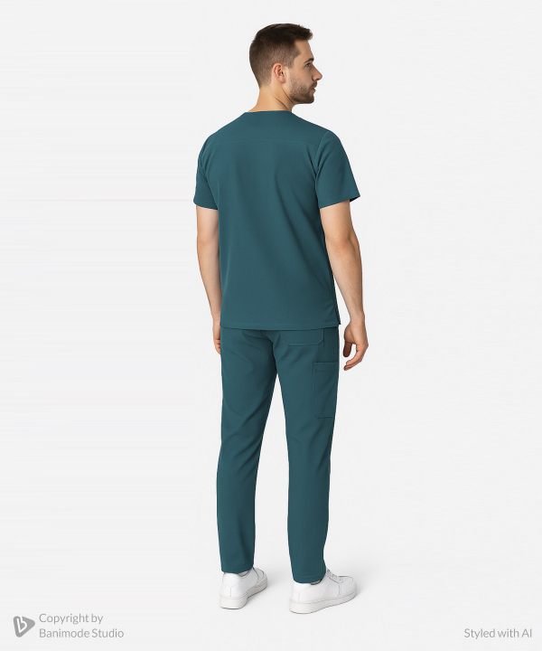 ست اسکراب تیشرت و شلوار مردانه ساچی مدل BaseEirix