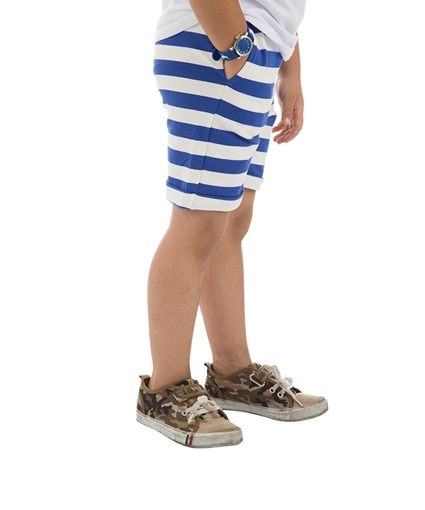 شلوارک پسرانه راه راه جین وست