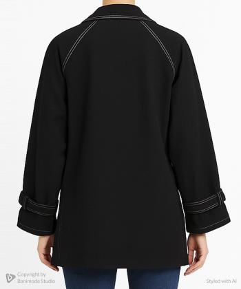 مانتو کژوال کوتاه زنانه نگار ندائی مدل 10000596