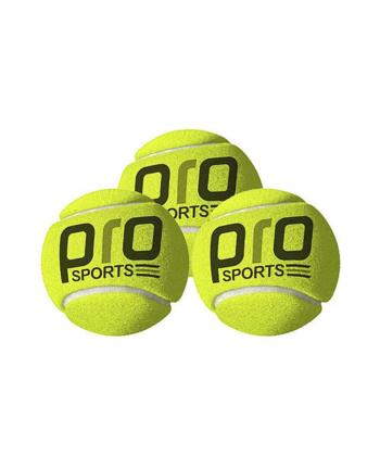 توپ تنيس خاكي نسل آهن مدل پرو اسپرت بسته سه عددي