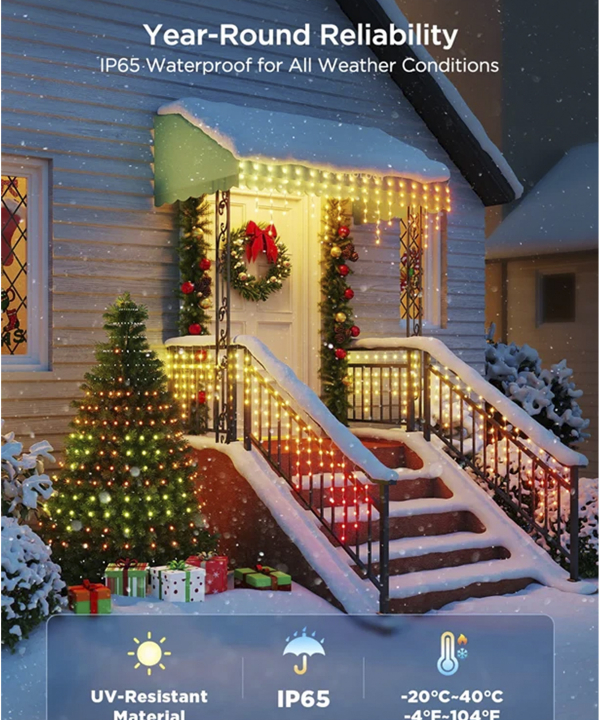 ريسه هوشمند قنديلي 10 متري گووي Icicle Ligths H70D1