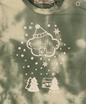 تيشرت آستين بلند پسرانه پيانو كد 1755