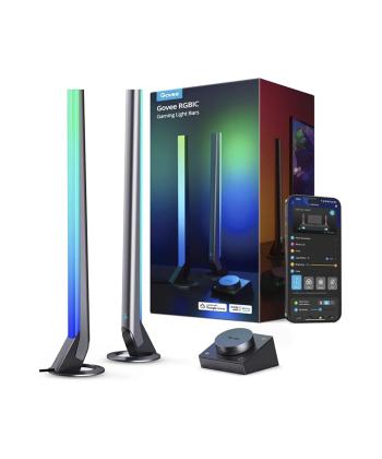 تخفیف چراغ هوشمند گيمينگ روميزي گووي RGBIC Gaming Light Bars H6047